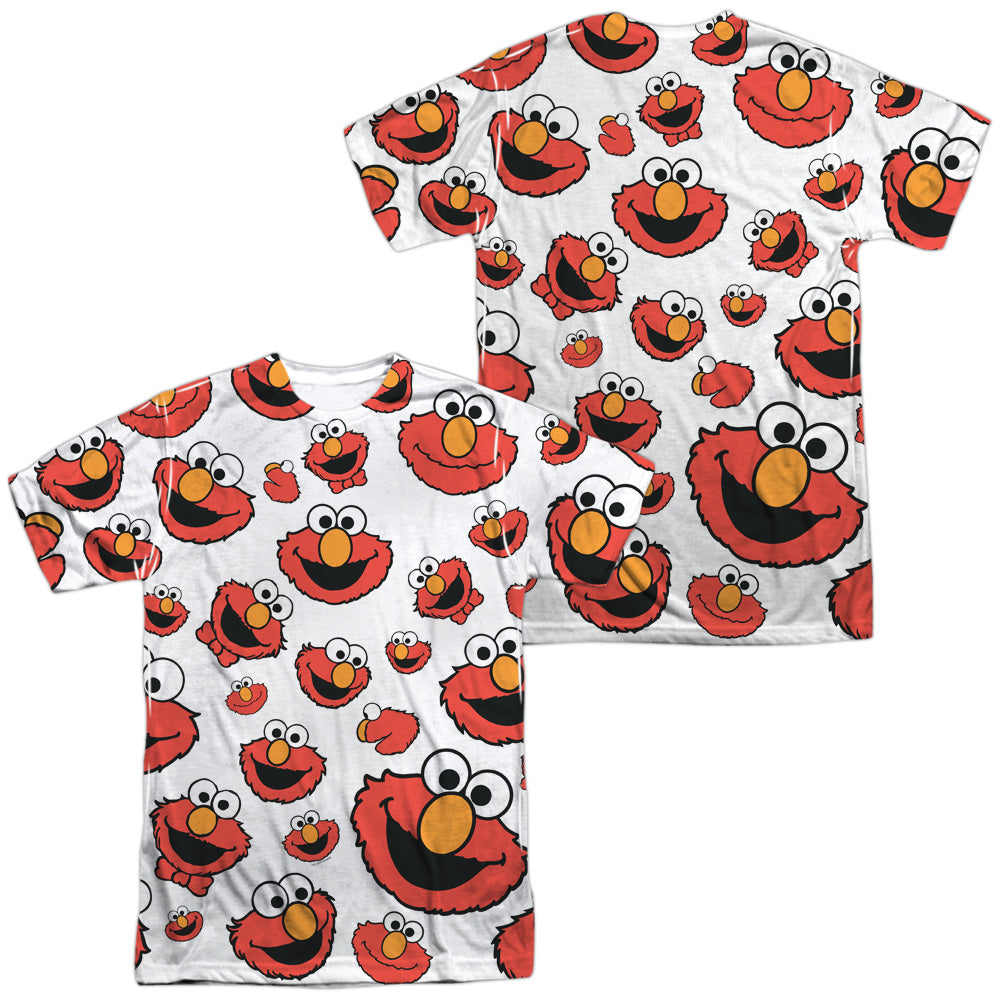 SESAME STREET/ELMO FACE PATTERN (FRONT/BACK PRINT)