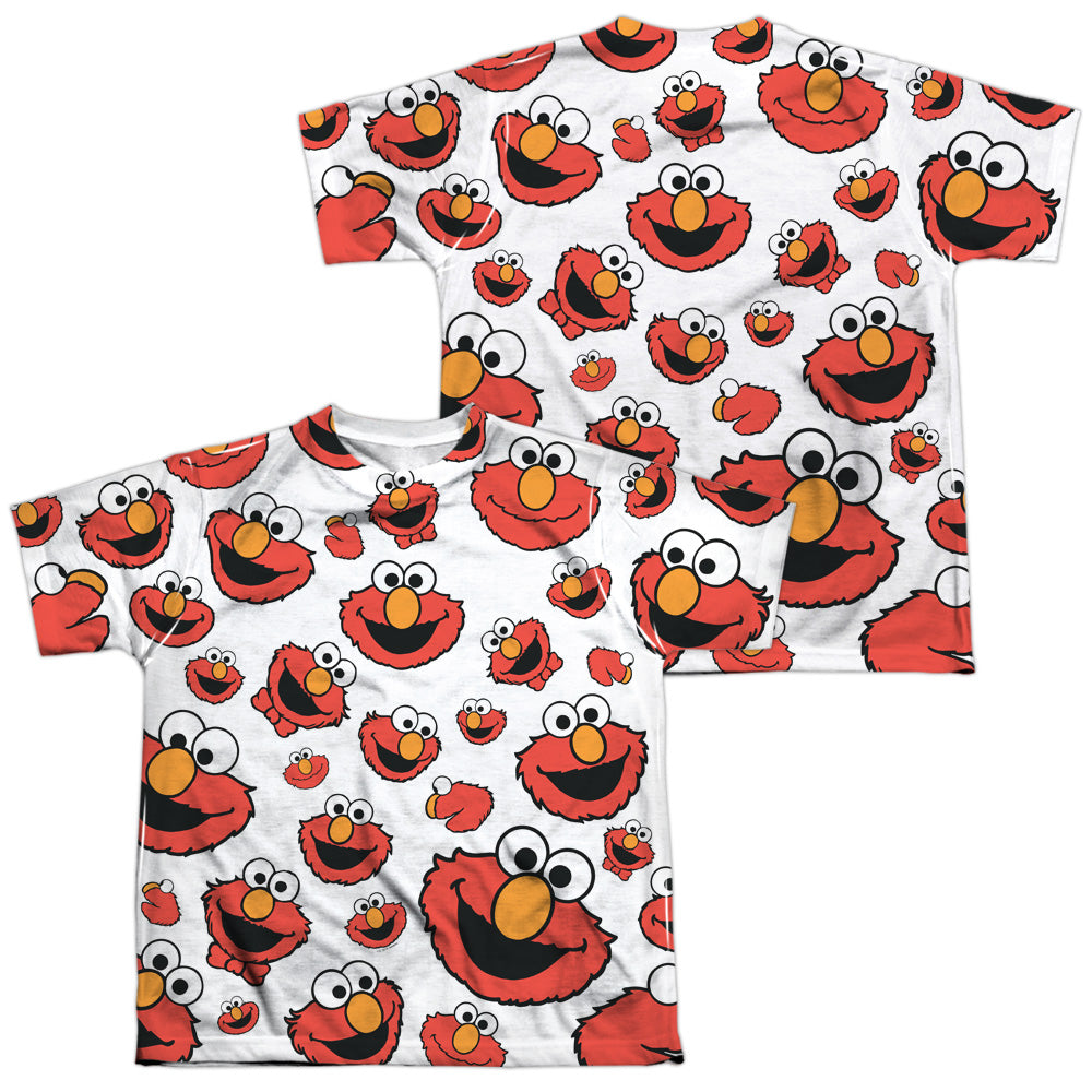 SESAME STREET/ELMO FACE PATTERN (FRONT/BACK PRINT)
