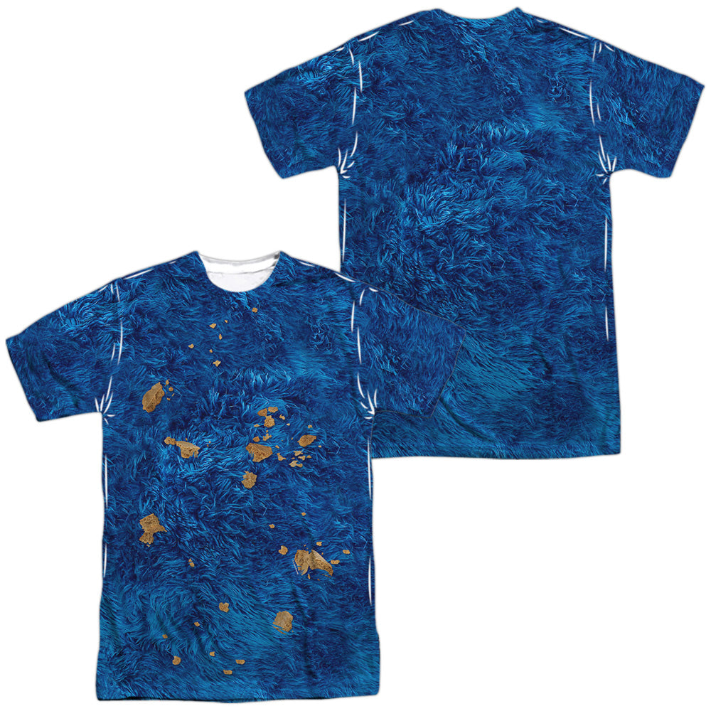 SESAME STREET/COOKIE MOSTER COSTUME (FRONT/BACK PRINT)
