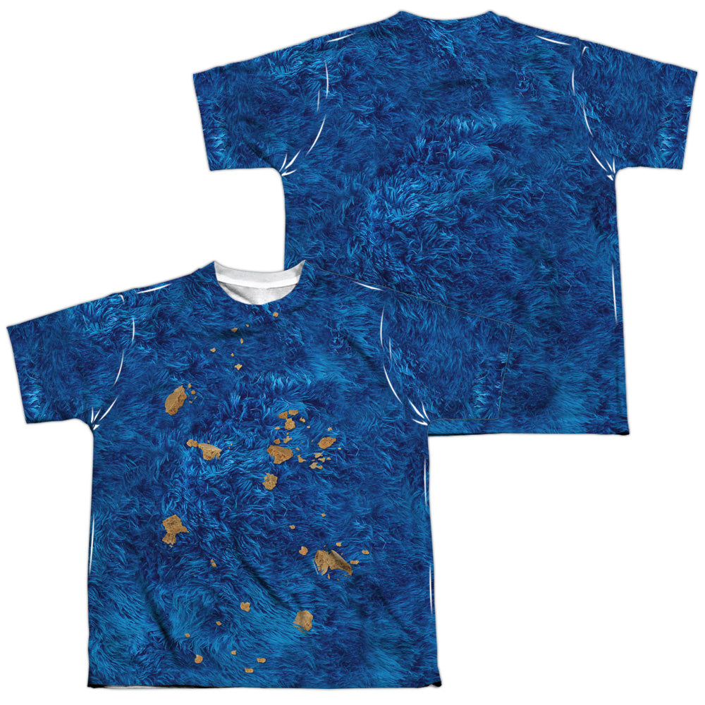 SESAME STREET/COOKIE MOSTER COSTUME (FRONT/BACK PRINT)