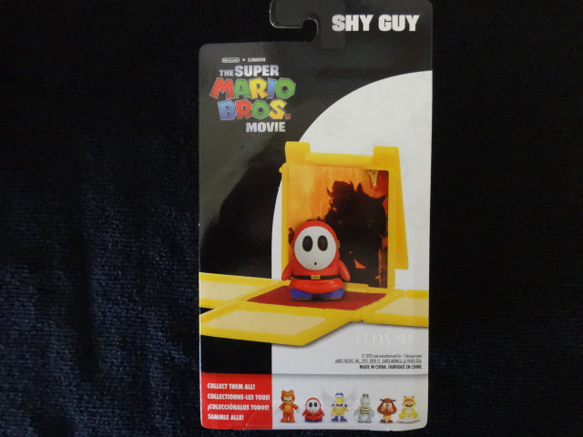 Shy Guy with Question Block Super Mario Movie 1 Inch Figure