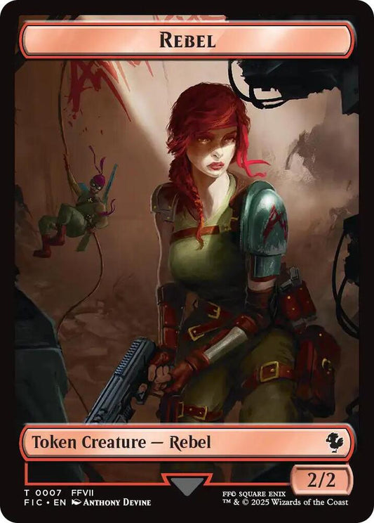 Soldier // Rebel Double-Sided Token