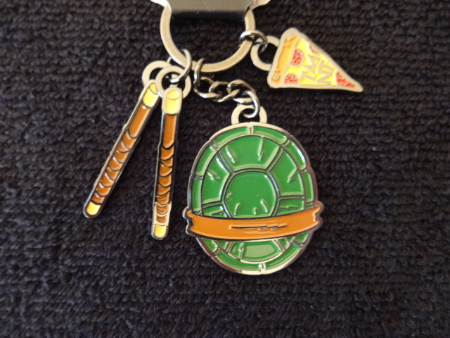 Teenage Mutant Ninja Turtles Turtle Shell Charm Keychain