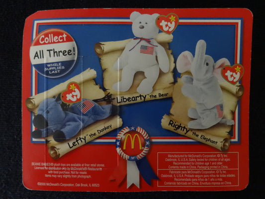Ty Beanie Baby Lefty
