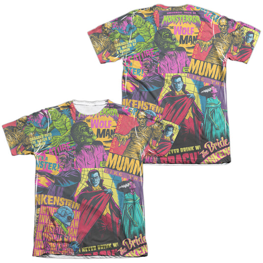 UNIVERSAL MONSTERS/POSTER MASH (FRONT/BACK PRINT)