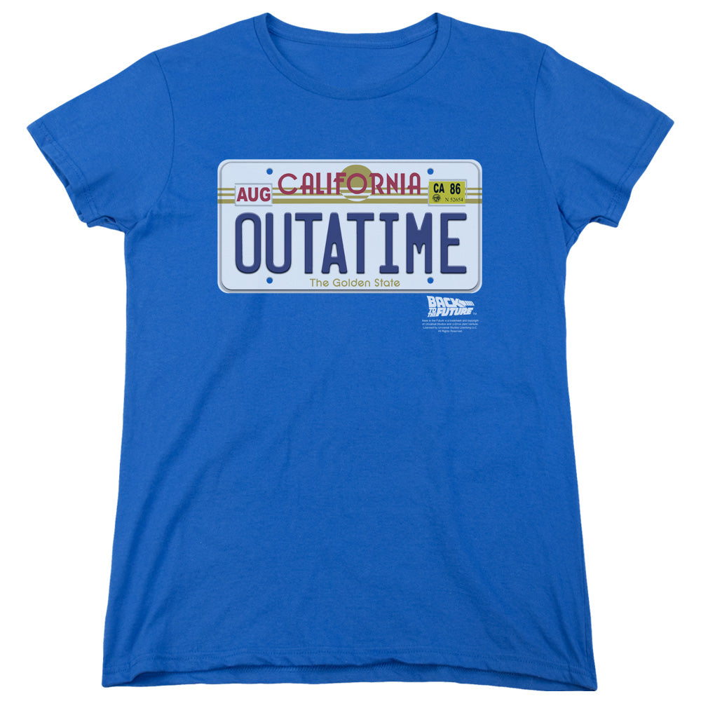 BACK TO THE FUTURE/OUTATIME PLATE