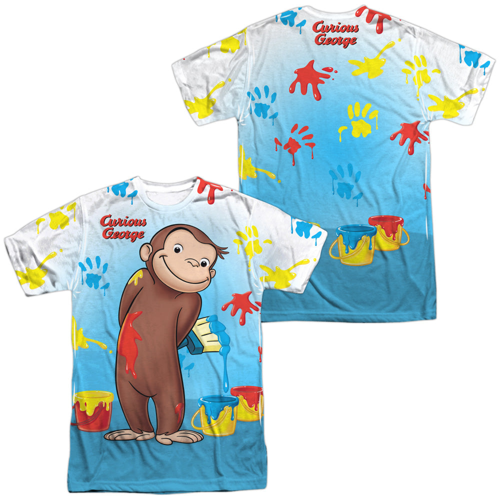 CURIOUS GEORGE/PAINT ALL OVER (FRONT/BACK PRINT)