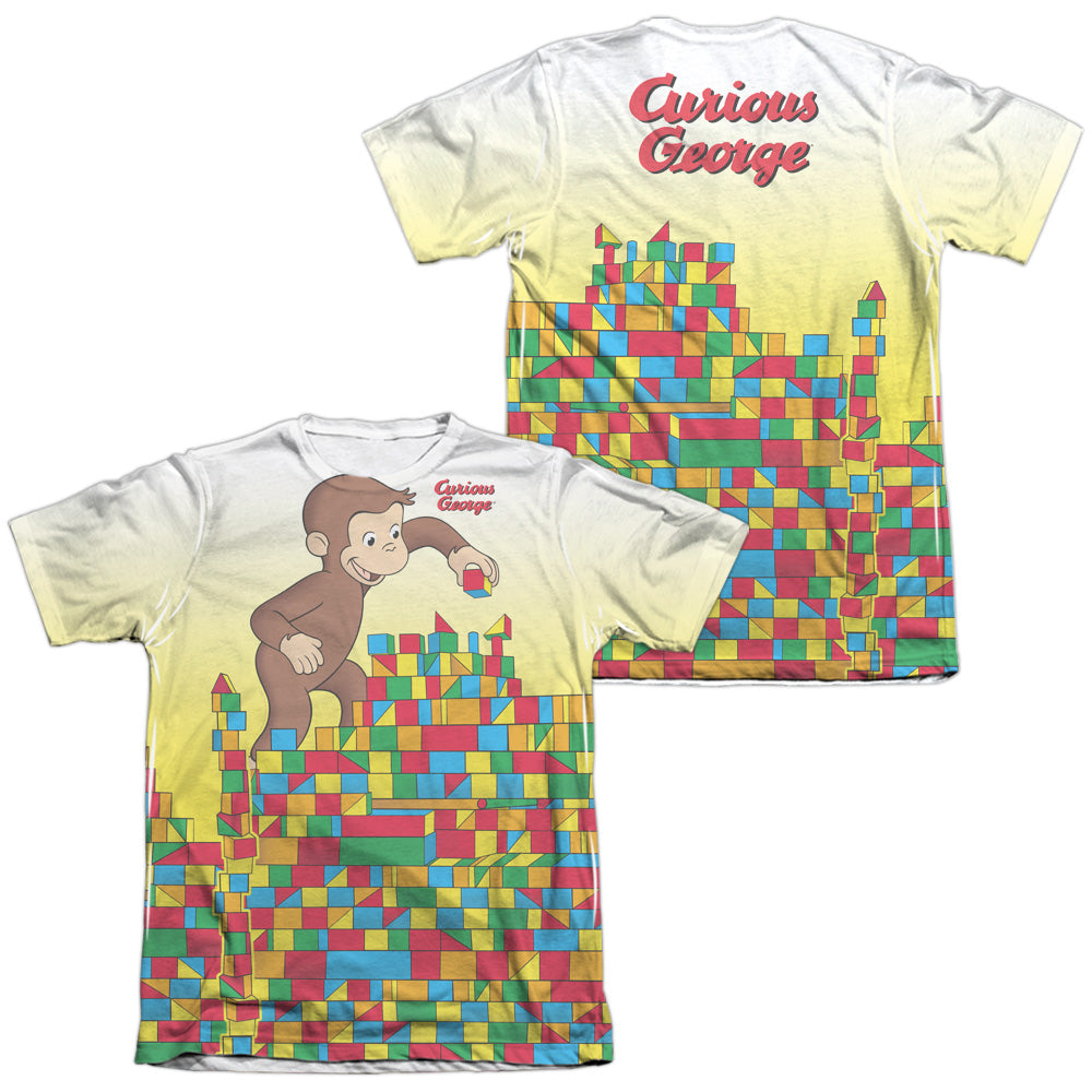 CURIOUS GEORGE/BUILDING BLOCKS (FRONT/BACK PRINT)