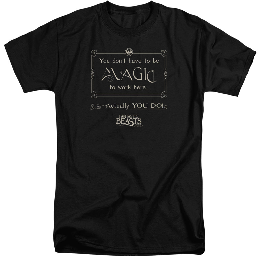 FANTASTIC BEASTS/MAGIC TO WORK HERE