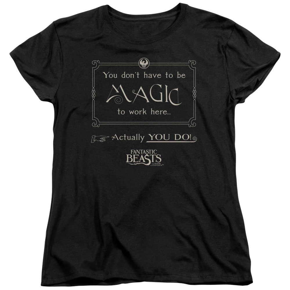 FANTASTIC BEASTS/MAGIC TO WORK HERE