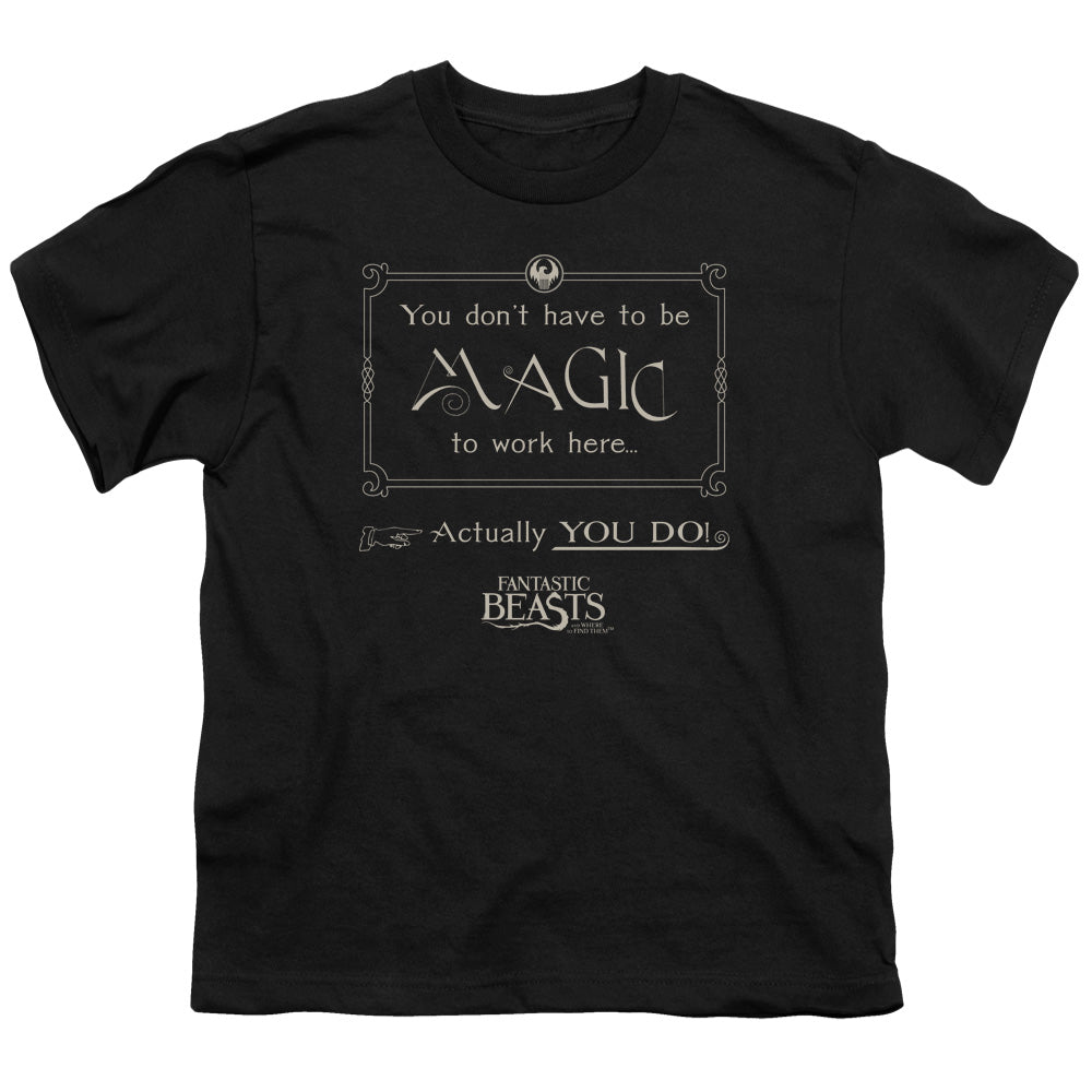 FANTASTIC BEASTS/MAGIC TO WORK HERE