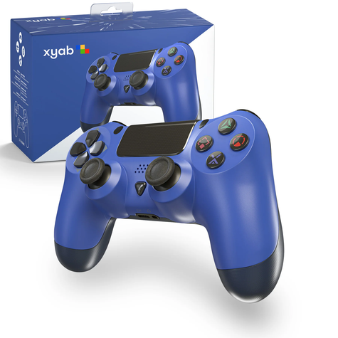 PS4 Wireless Bluetooth Controller: Deep Blue - xyab