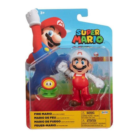 World of Nintendo: 4" Figures Wave 25 -  Fire Mario