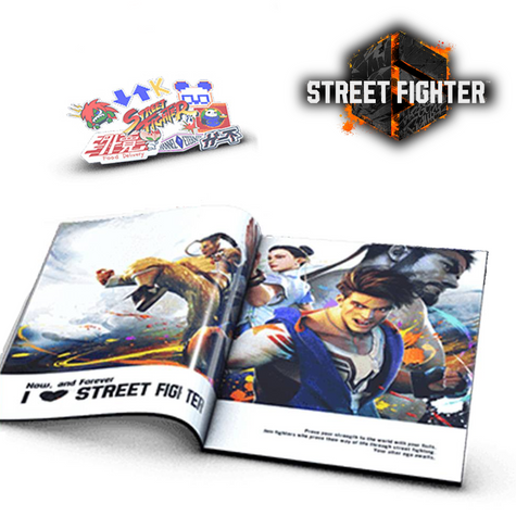 Street Fighter 6: Artbook and Sticker Bundle