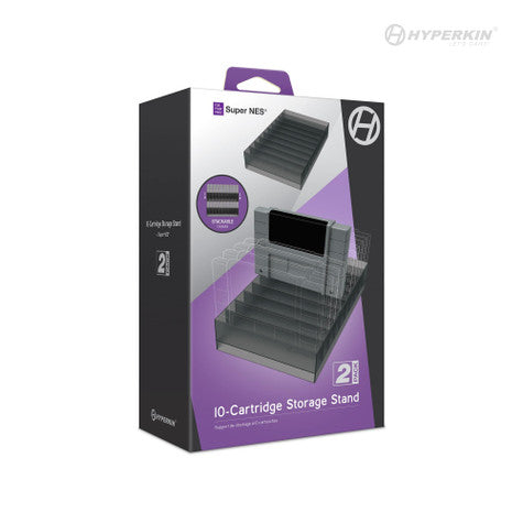Storage Stand for SNES 10-Cartridge (2 Pack) - Hyperkin