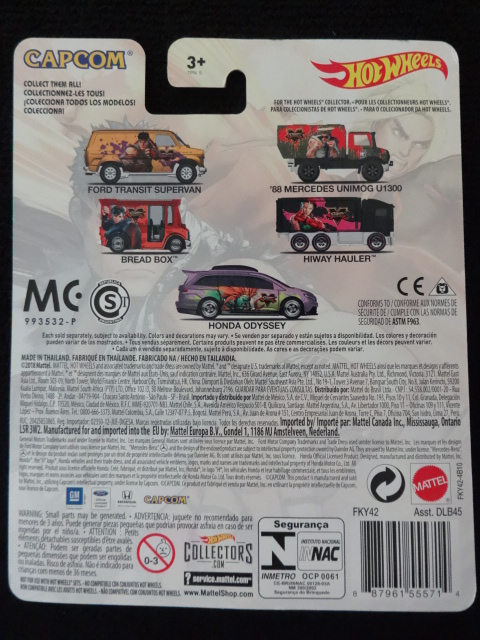 Street Fighter Hot Wheels Ford Transit Supervan