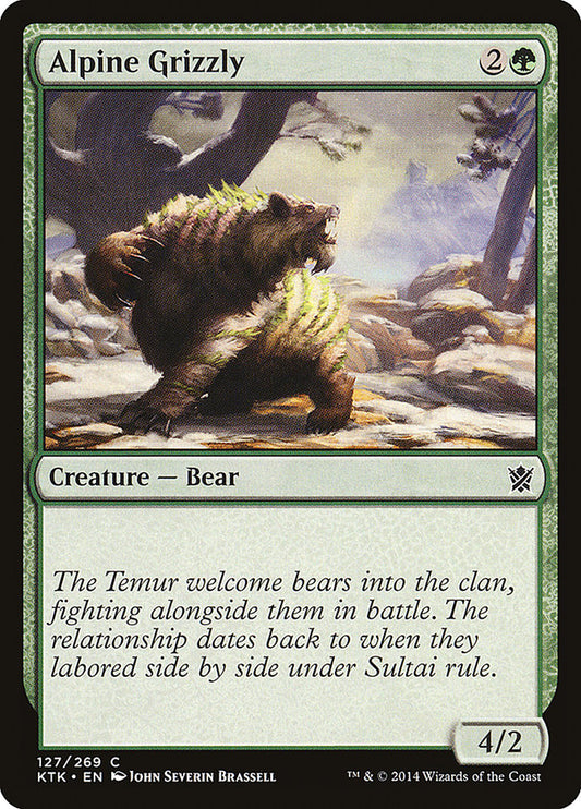 Alpine Grizzly - Magic The Gathering - Khans of Tarkir