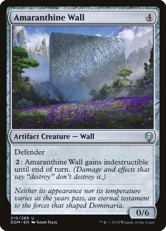 Amaranthine Wall - Magic The Gathering - Dominaria dom-210