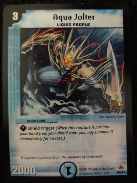 Aqua Jolter Dual Masters Trading Card