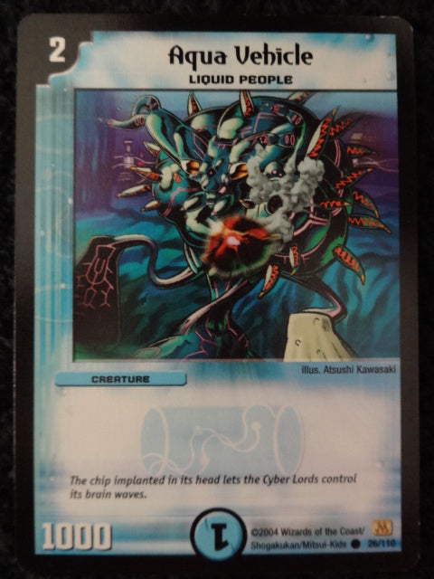 Aqua Vehicle Duel Masters Trading Card