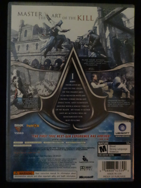 Assassin's Creed Microsoft Xbox 360