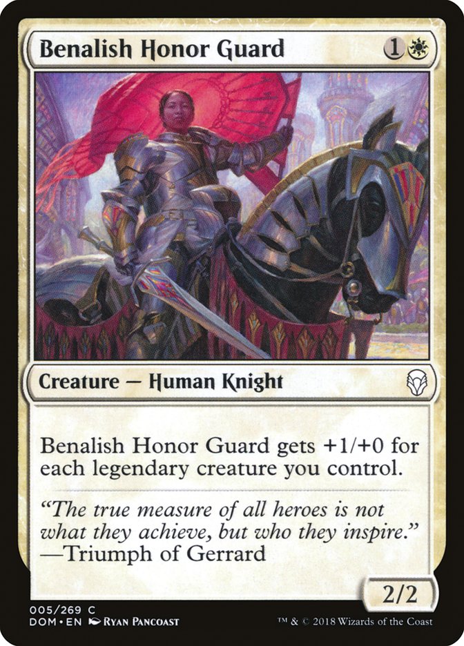 Benalish Honor Guard - Magic The Gathering - Dominaria dom-5