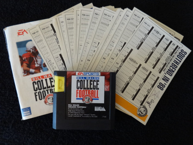 Bill Walsh College Football Sega Genesis
