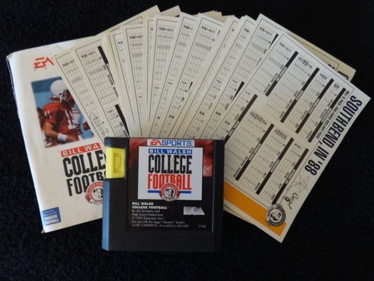 Bill Walsh College Football Sega Genesis