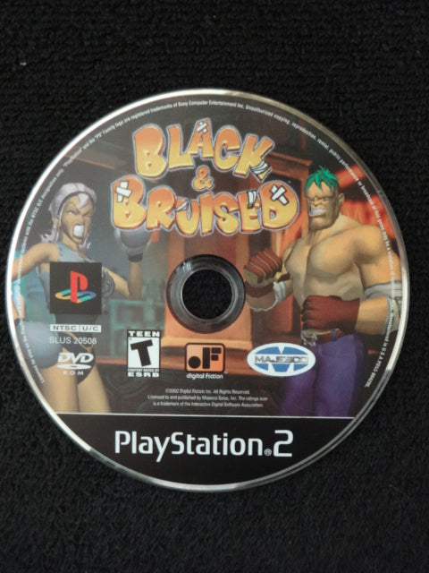 Black And Bruised Sony PlayStation 2