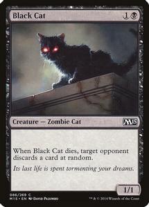 Black Cat - Magic The Gathering - Magic 2015 (M15)