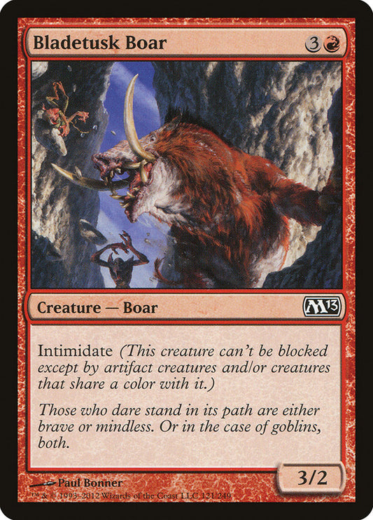 Bladetusk Boar - Magic The Gathering - Magic 2013 M13