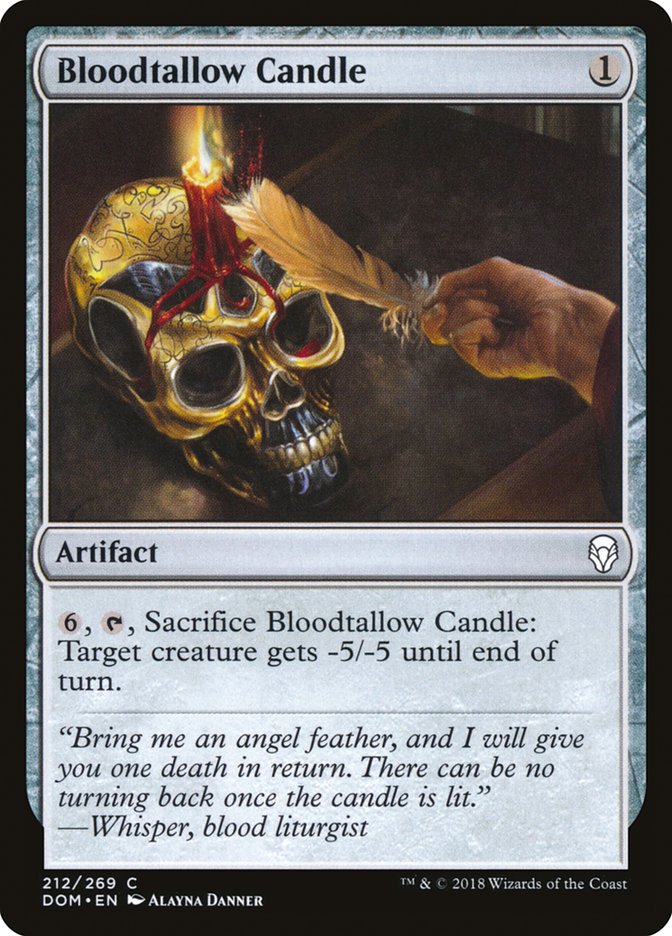 Bloodtallow Candle - Magic The Gathering - Dominaria dom-212