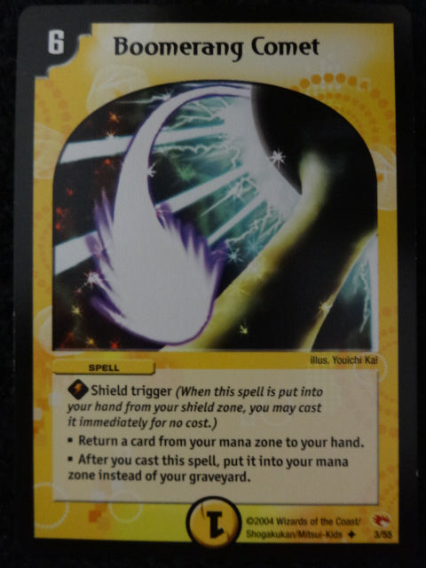 Boomerang Comet Duel Masters Trading Card
