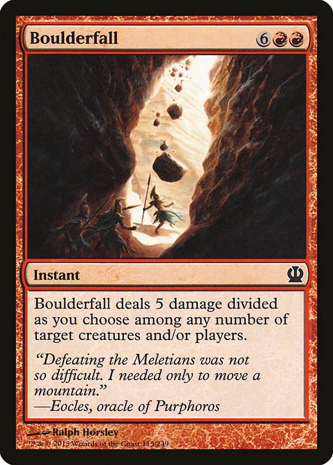 Boulderfall - Magic The Gathering - Theros