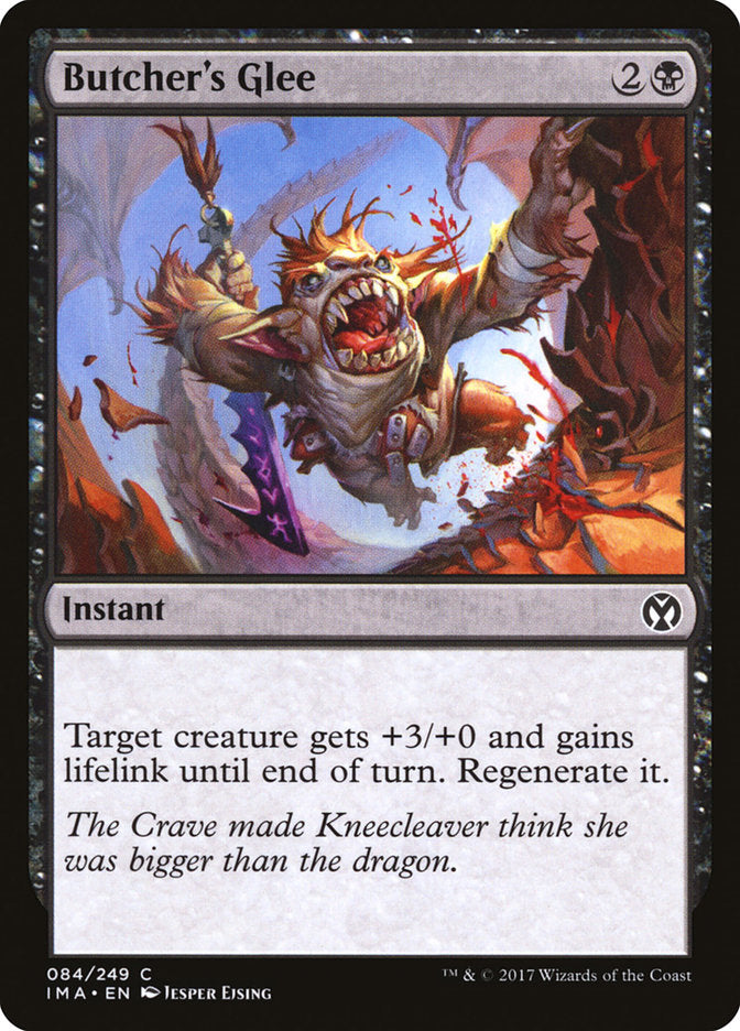 Butchers Glee Magic The Gathering Inonic Masters ima-84