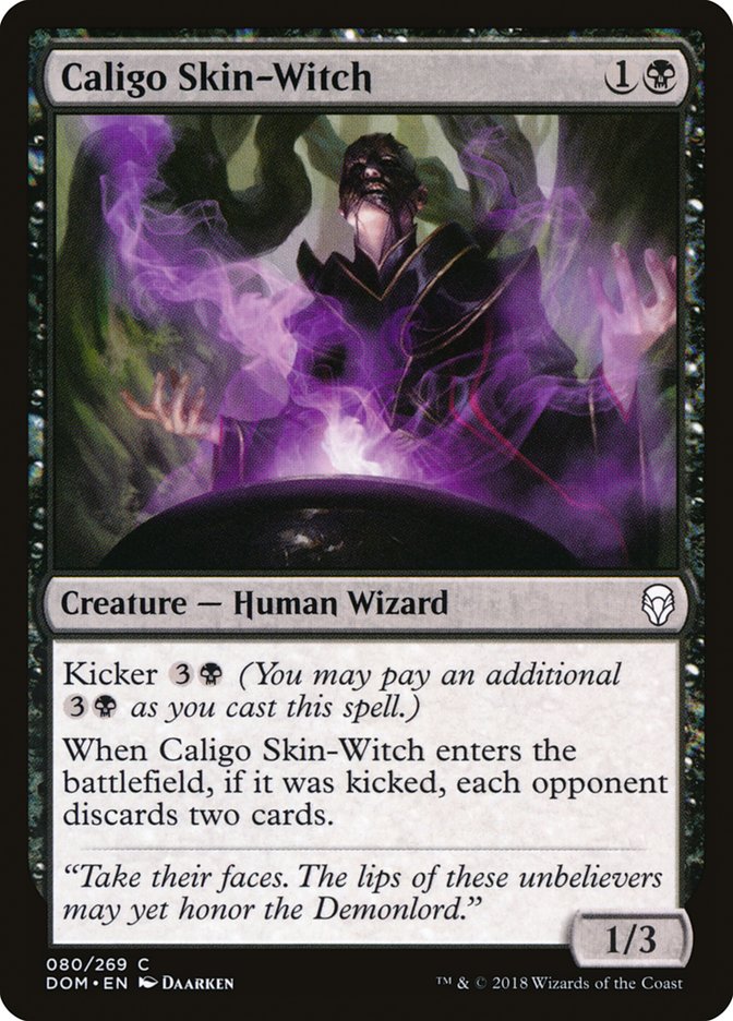 Caligo Skin Witch Magic The Gathering Dominaria dom-80