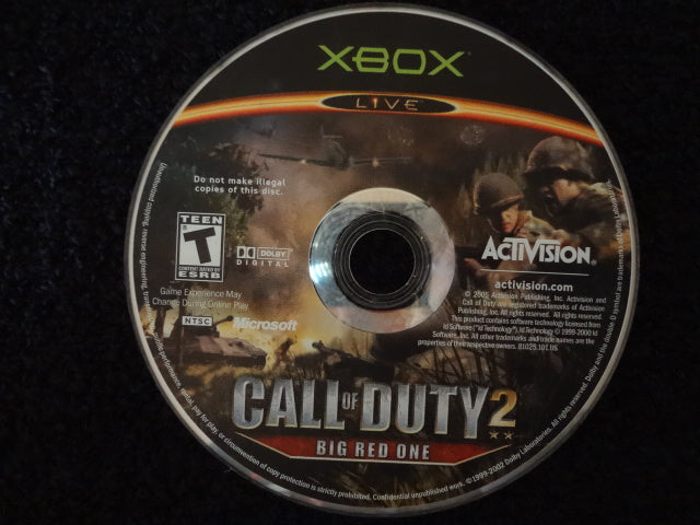 Call Of Duty 2 Big Red One Xbox
