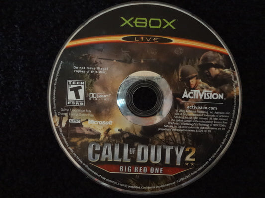 Call Of Duty 2 Big Red One Xbox