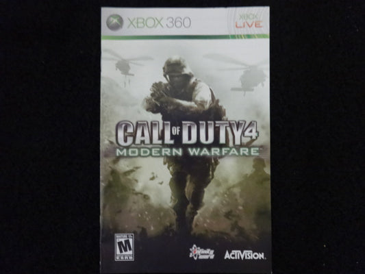 Call Of Duty 4 Modern Warfare Microsoft Xbox 360