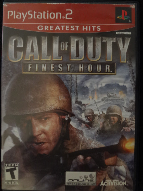 Call of Duty Finest Hour Sony PlayStation 2