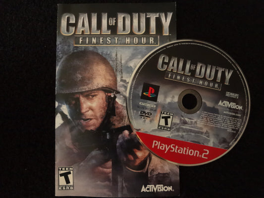 Call of Duty Finest Hour Sony PlayStation 2