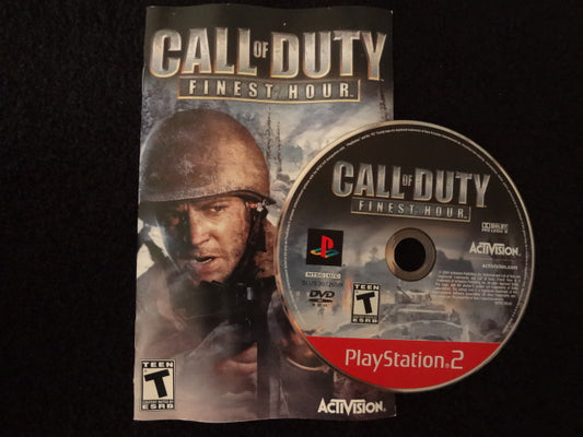 Call of Duty Finest Hour Sony PlayStation 2