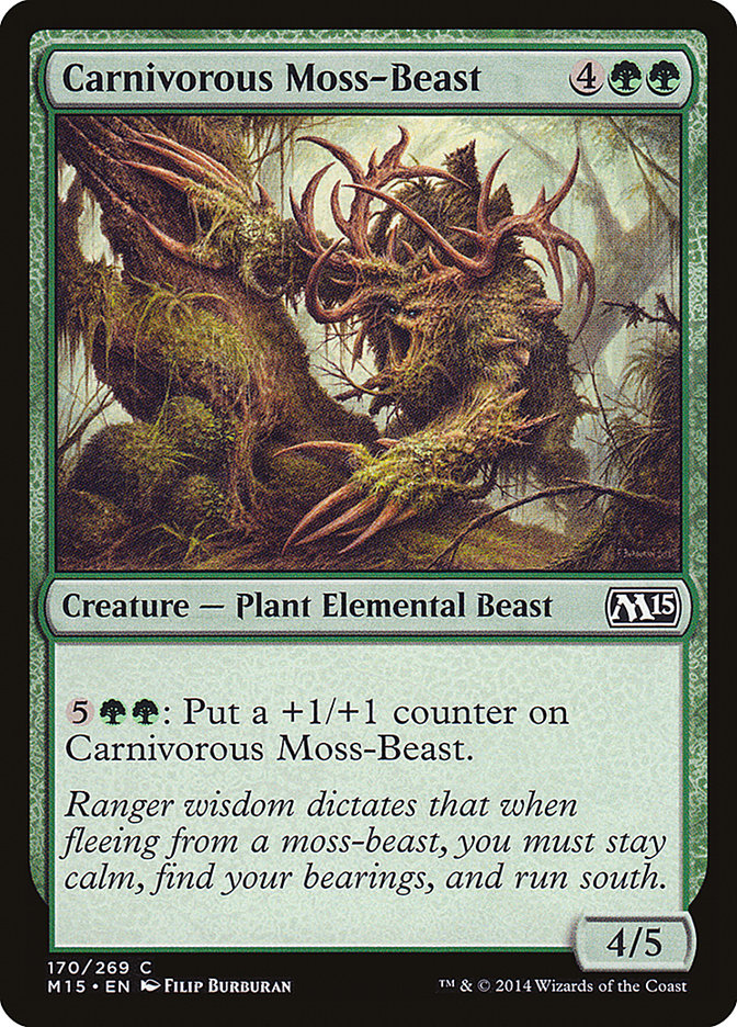 Carnivorous Moss-Beast - Magic The Gathering - Magic 2015 M15