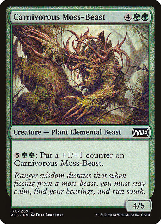 Carnivorous Moss-Beast - Magic The Gathering - Magic 2015 M15