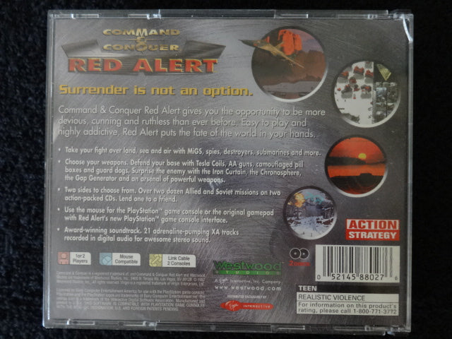 Command and Conquer Red Alert Sony PlayStation