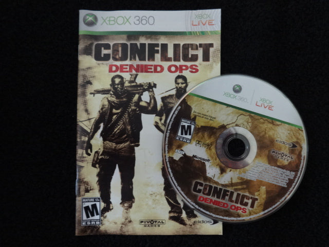 Conflict Denied Ops Microsoft Xbox 360