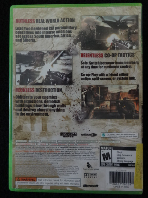Conflict Denied Ops Microsoft Xbox 360