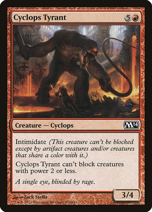 Cyclops Tyrant - Magic The Gathering - Magic 2014 M14
