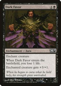 Dark Favor - Magic The Gathering - Magic 2013 (M13)