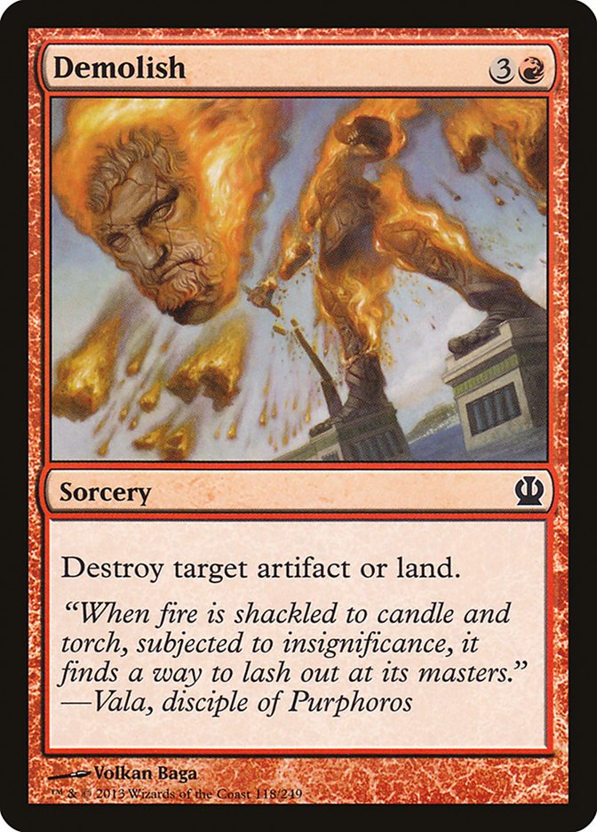 Demolish - Magic The Gathering - Theros